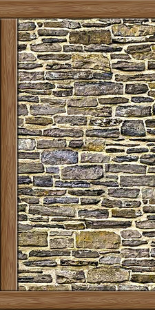 Sims 2 — Villa \'Middle Ages\' walls mega set - wall 6B by micha89 — stone medieval-ish wall. use with part A.
