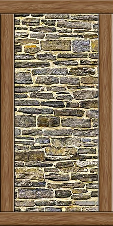 Sims 2 — Villa \'Middle Ages\' walls mega set - wall 3A by micha89 — stone medieval-ish wall. use with part B.
