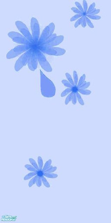Sims 2 — Paint_wall_set - Flowers 4 by milla184 — Flowers pop
