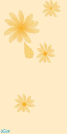 Sims 2 — Paint_wall_set - Flowers 5 by milla184 — Flowers pop