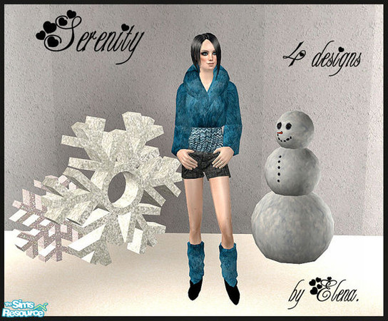 Sims 2 — Serenity by TSR Archive — Designed for those who crave for fashion, the \"Serenity\" collection offers