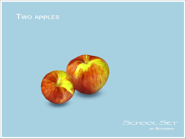 Sims 3 — Two Apples by Severinka_ — Created by Severinka, SchoolSet