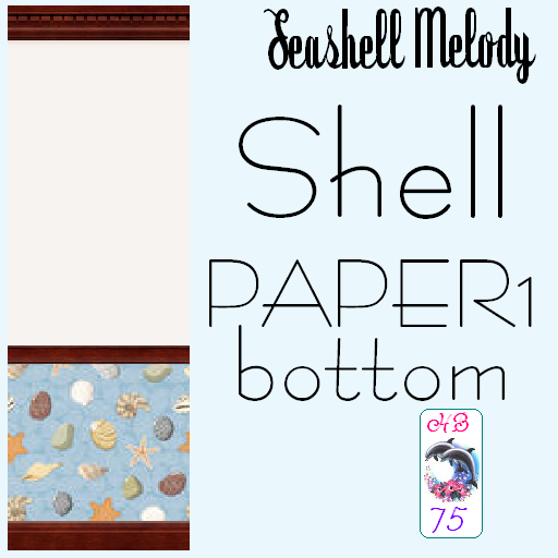 Sims 2 — SeashellMelody HB75 Shell PAPERS - Seashellmelody Hb75 Shell Paper1bottom by hiedibear75 — Seashell Melody by