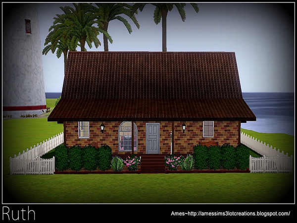 Sims 3 — Ruth~ No CC by aamorgan05 — Ruth is a cozy little 2 bedroom 2 bath home. No CC was used ;)
