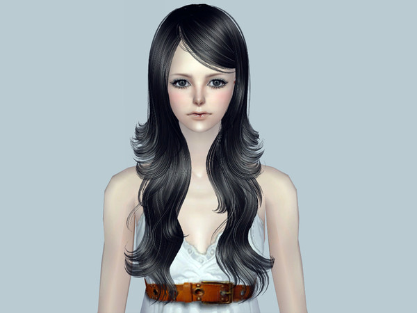 Sims 2 — Skysims2 Hair 004 Black by Skysims — 