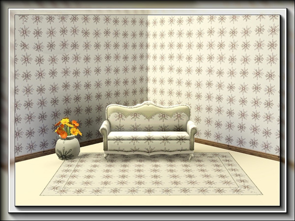 Sims 3 — marcorse_retro dinky daisy pattern by marcorse — A regular repeat design of daisy shapes in a retro-style