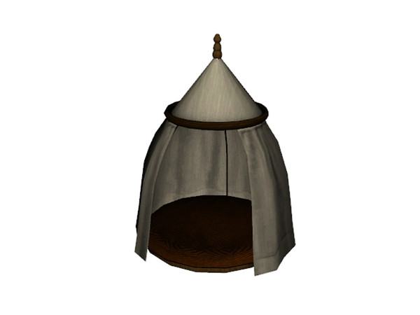 Sims 3 — Shabby Chic Romantic Pets Bed 2 by TheNumbersWoman — A bit of Romantic shabiness yet sort of Chic. By
