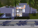 Sims 3 —  by howthere — This futuristic home has a very modern design. With rooftop decks, a lavish pool, and a private