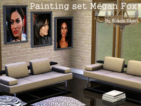 Sims 3 — Painting Megan Fox by Black__Pearl — I present to you a few pictures of a beautiful young actress Megan Fox! I