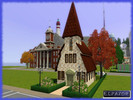 Sims 3 —  by zaonzone — A little church where your sims can get married and have fun with their friends for a great