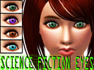 Sims 3 — Science-Fiction Lenses by Juwille2 — Cool, hand-painted and large-eyed contacts for Sims 3 toddlers through