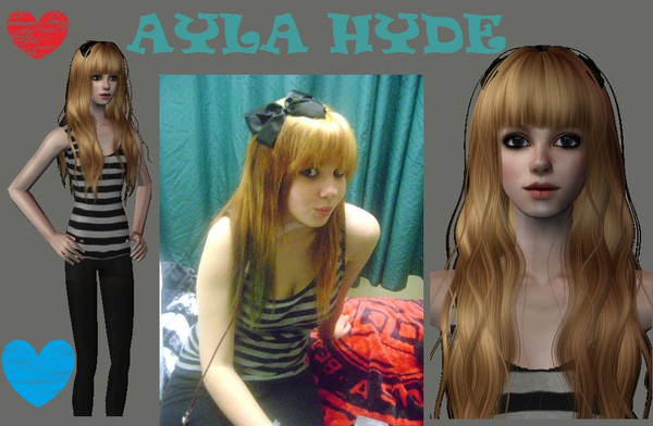 Sims 2 — Ayla Hyde by staceylynmay2 — Ayla Hyde was one of my good mates who passed away with luchemia almost a year