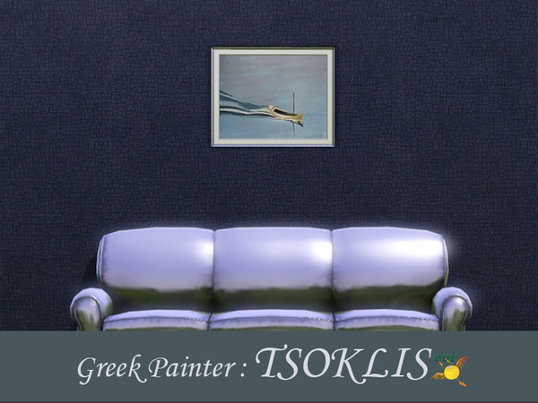 Sims 3 — evi Greek Painter Tsoklis boat by evi — Born 1930 in Athens. Studied at the Athens Academy of Fine Arts. Through
