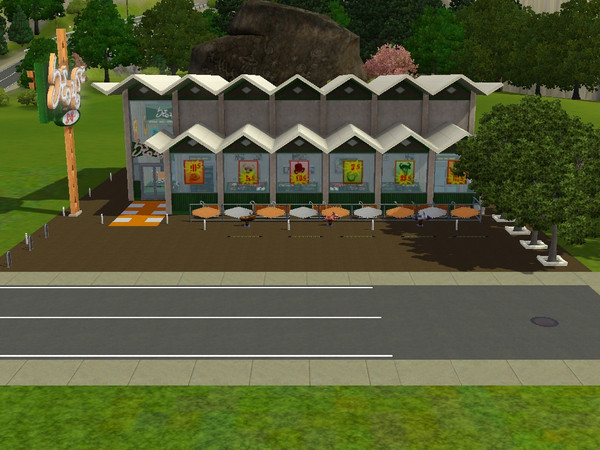 Sims 3 — Billa  market by HollyHoskinson — A little grocery store for ya. no cc all EA.