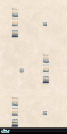 Sims 2 — Supermod Blue - Patterned Paper, Kick Molding Only. by Rowena DeVandal — Originally released at Sim Design