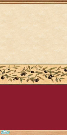 Sims 2 — Olives - Wall No2 by omeninos — lovely wallpaper with olives border