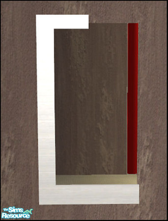 Sims 2 — Puzzle Bedroom - Mirror by Elize-37sims — The Mirror is separate from the dressing table. Use moveobjects on and