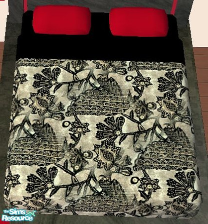 Sims 2 — TC 70 Bedroom - Bedding by frogger1617 — Bedroom for TC 70, textures by huge lunatic. Recolor of the teo bedroom