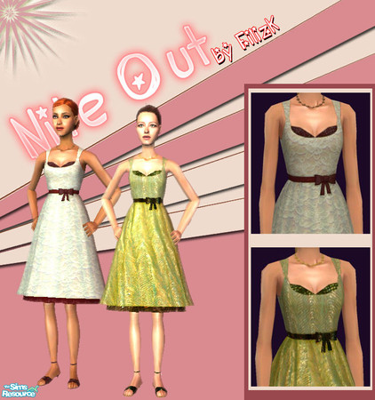 Sims 2 — Nite Out Set by filizk — Whether your sim is heading for her first date or just a nite out in town with pals;