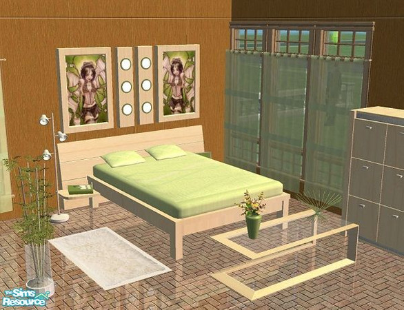 Sims 2 — Bedroom Alice Recolor Green - Bedroom by marilu — 