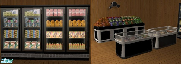 Sims 2 — Freeze and food display by MrsBooblay — 
