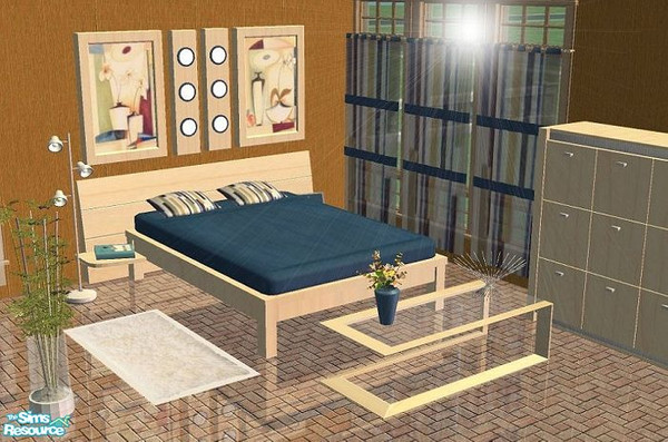 Sims 2 — Bedroom Alice -  Meshes by marilu — 