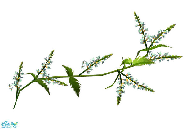 Sims 2 — Wallflowers  - turquoise by Sophel21 — add some decorative flowers to your walls and houses. And your sim have