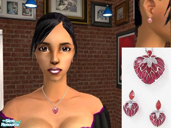 Sims 2 — Red Enamel Hearts by joannejt2003 — 