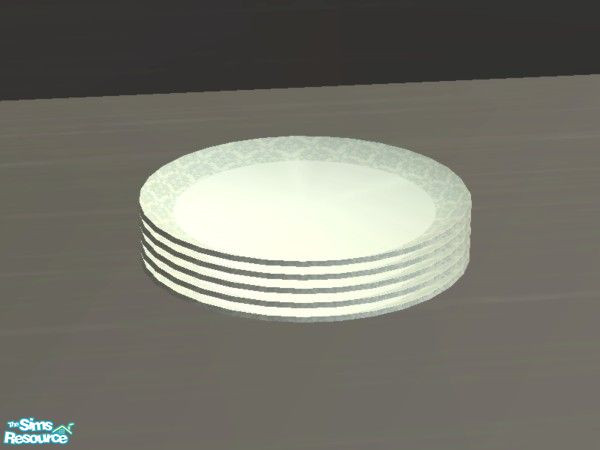 Sims 2 — Suave Dining [Rec3] - Decorative Plates by EarthGoddess54 — This is a recolor file, you will need the mesh for