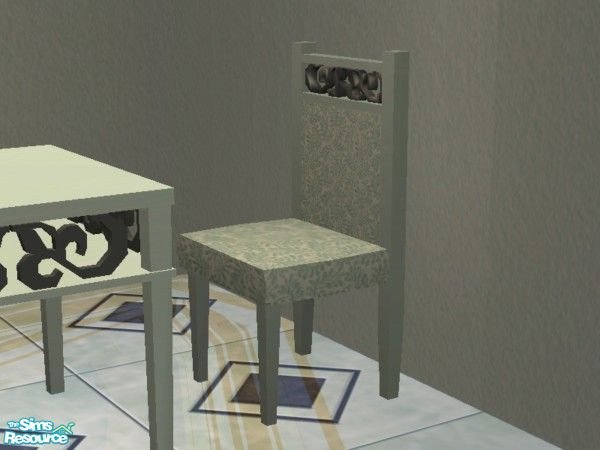 Sims 2 — Suave Dining [Rec1] - Dining Chair by EarthGoddess54 — This is a recolor file, you will need the mesh for this