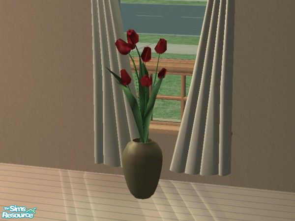 Sims 2 — Suave Dining - Flowers by EarthGoddess54 — This is the mesh file, which you will need for recolors. :) Part of