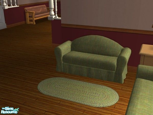 Sims 2 — Country style furniture in chameleon - Countrychameleonloveseat by corabelle42 — part of the country style