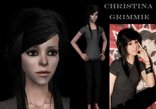 Sims 2 — Christina Grimmie by staceylynmay2 — Christina grimmie, she comes with outfit, skin and makeup only. Hair and