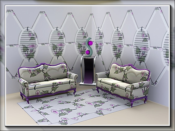 Sims 3 — marcorse_pink glory pattern by marcorse — A pale and discreet floral repeat pattern featuring the flowers and