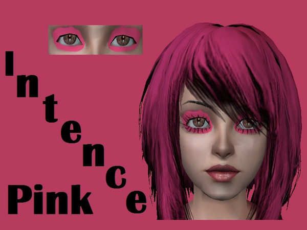 Sims 2 — Intence Pink Eyeshadow by staceylynmay2 — Very intence pink eyeshadows for Toddler - Adult females