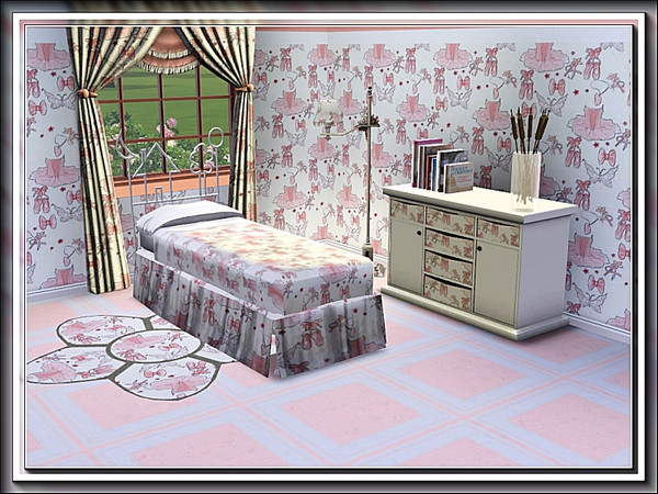 Sims 3 — marcorse_pink ballerina pattern by marcorse — This pattern for the budding ballerina includes a pink tutu and