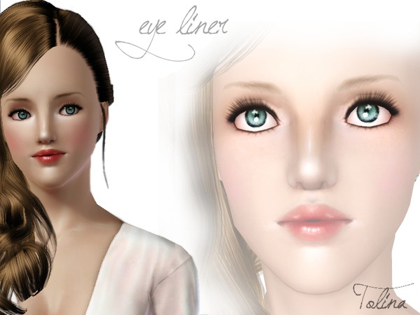 Sims 3 — Natural Eye Liner by tolina — A natural eye liner for your sims. Enjoy!