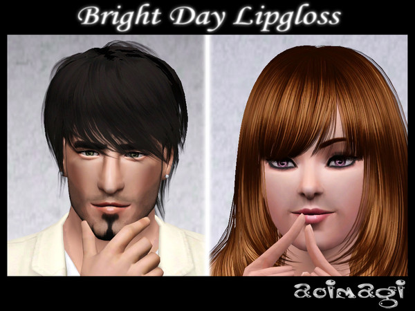 Sims 3 — Bright Day Lipgloss by AB_Creations — Bright Day Lipgloss YA - AF by Aaron Beerling my 1st attempt in making