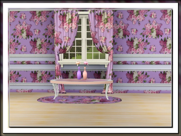 Sims 3 — marcorse_rose and lilac pattern by marcorse — A handful of scent - pink roses combined with purple and white
