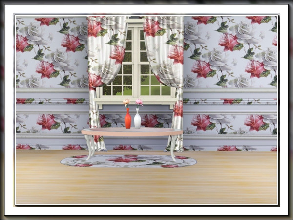 Sims 3 — marcorse_snow-white, rose-red pattern by marcorse — No not the nursery tale, but a duo of exquisite roses - one