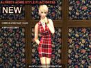 Sims 2 — Alfreds HomeStyle Plaid Dress by adrianlovesfacetime2 — The Dress Does Not include the Jewelery or Hair since it