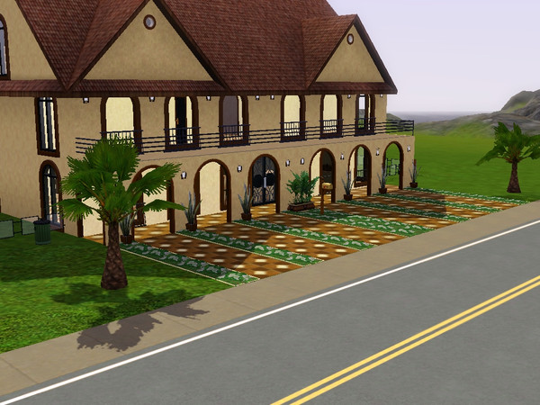 Sims 3 — Calli by HollyHoskinson — A Spanish style house no cc all EA.