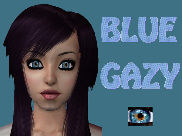 Sims 2 — Blue Gazy Eyes by staceylynmay2 — Wild blue gazy eyes