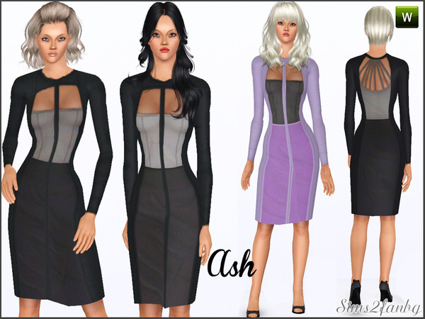 Sims 3 — Ash by sims2fanbg — .:Ash:. Dress in 3 recolors,Recolorable,Launcher Thumbnail. I hope u like it!
