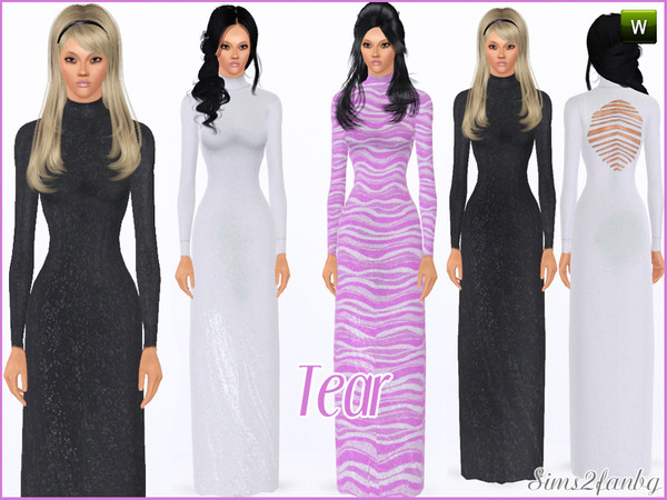 Sims 3 — Tear by sims2fanbg — .:Tear:. Dress in 3 recolors,New mesh by me,Recolorable,Launcher Thumbnail. I hope u like