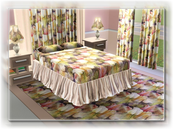 Sims 3 — marcorse_massed tulips pattern by marcorse — Multicoloured tulips in a massed display, with colours of pink,