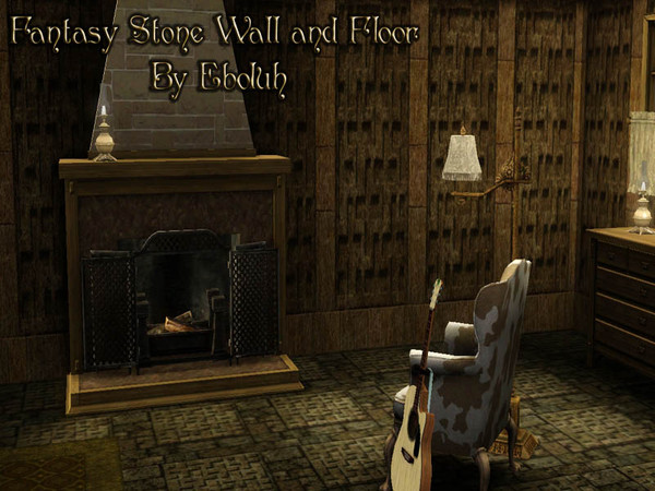 Sims 3 — Fantasy Stone Wall by Eboluh — Every castle lovers dream come true! Hand carved stone and magically imbued by