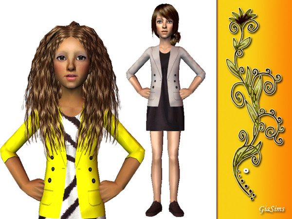 Sims 2 — Dresses with Blazer by giasims — Two dresses with blazers