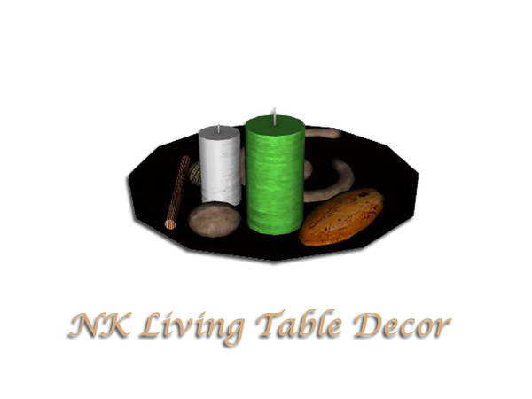 Sims 3 — NK Living Room Table Decor by Lulu265 — Part of the NK Livingroom Set