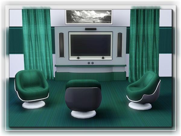 Sims 3 — marcorse_carpet ribbed1 pattern by marcorse — A classic ribbed carpet texture in rich, deep green.